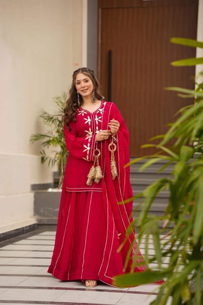 Aura kurta palazzo set_img_0