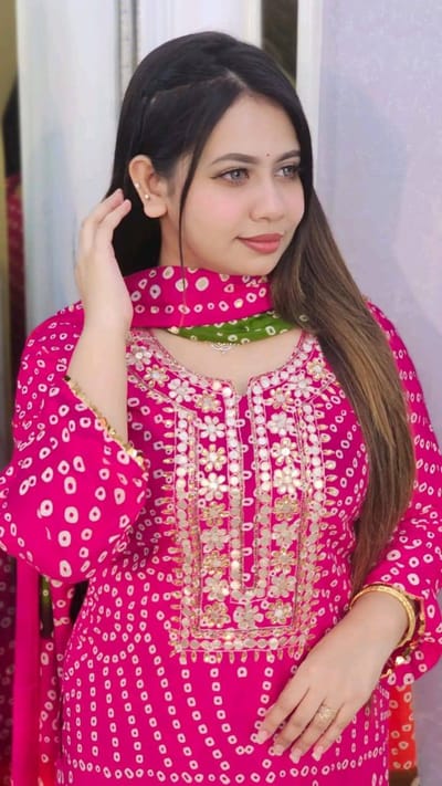 Chunri three-piece (hot pink)_img_1