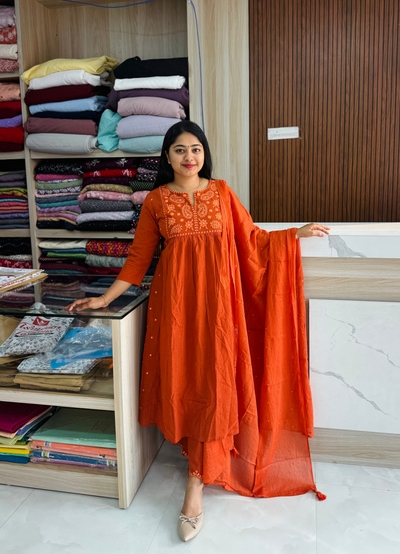Anarkali Orange_img_0