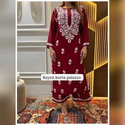 Lucknow two piece Kurti set_img_1