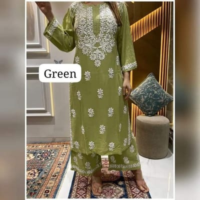 Lucknow two piece Kurti set_img_3