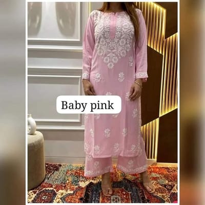 Lucknow two piece Kurti set_img_4