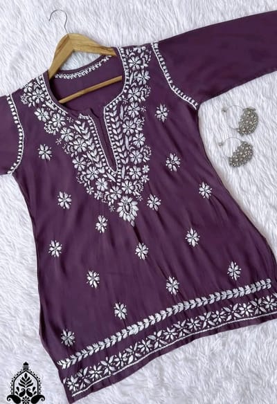 Barish Short Rayon kurta_img_1