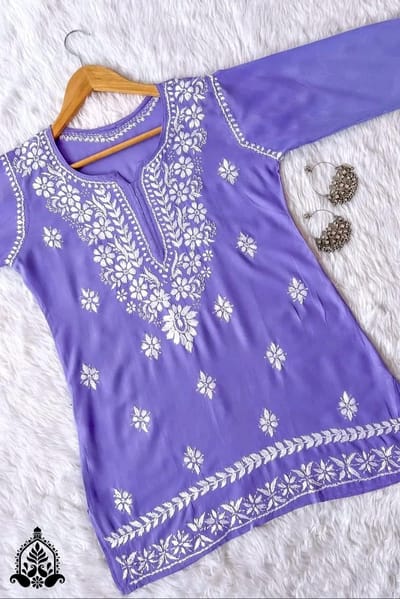 Barish Short Rayon kurta_img_3