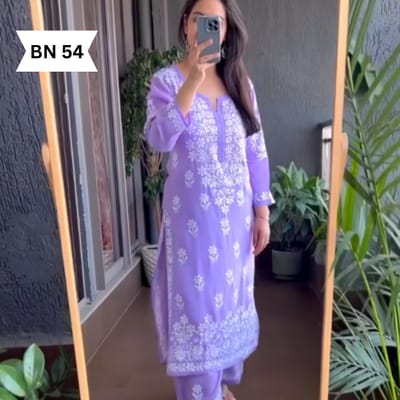 Lucknow two piece Kurti set_img_4