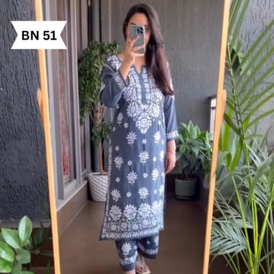 Lucknow two piece Kurti set_img_1