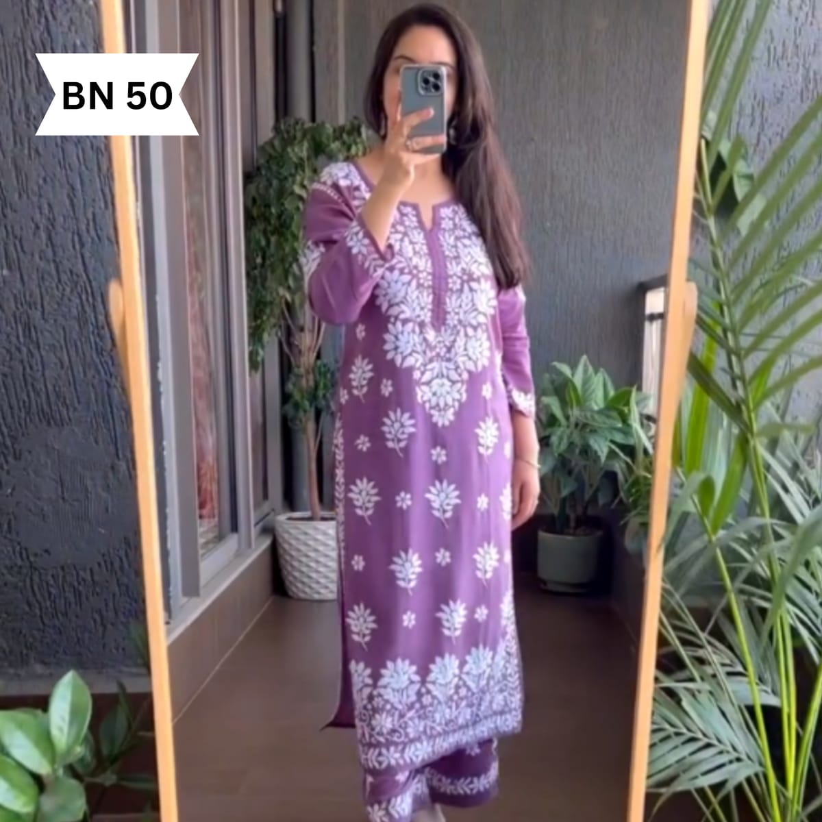 Lucknow two piece Kurti set
