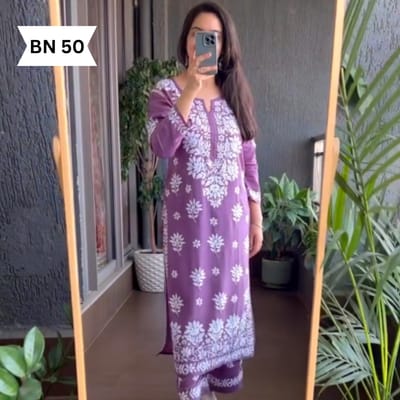 Lucknow two piece Kurti set_img_0
