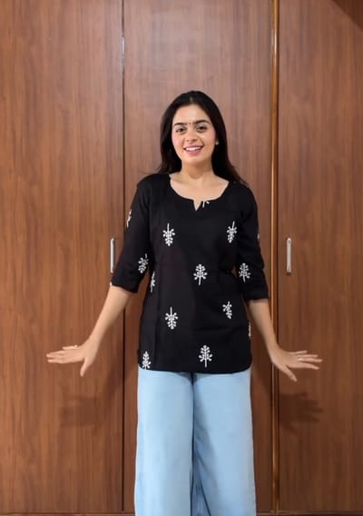 Black Short Kurti_img_0