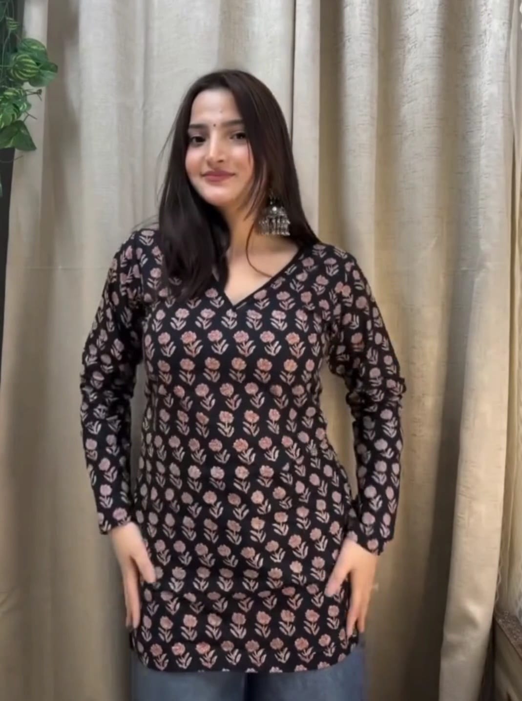 Black Short Kurti